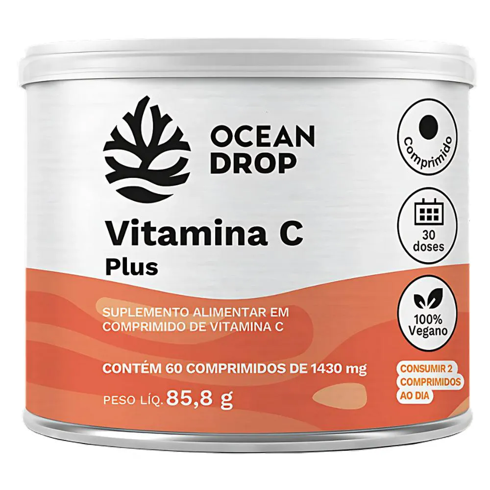Vitamina C Plus 60 Tabletes - Ocean Drop