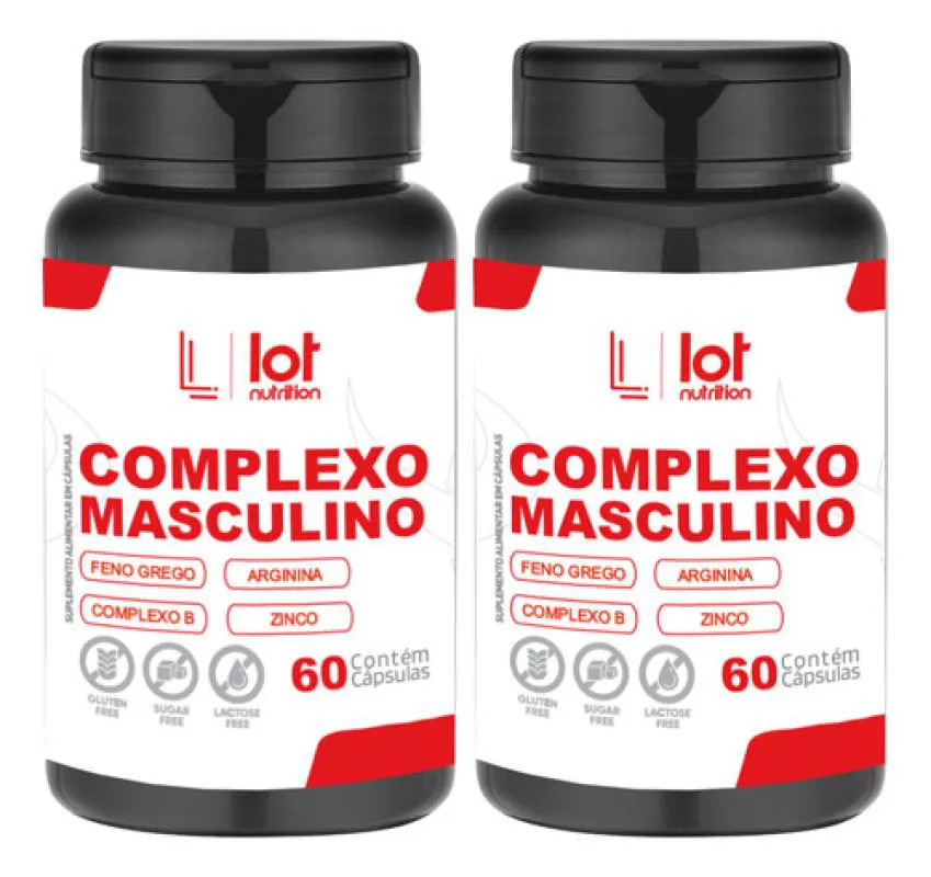 Kit 2un Complexo Man 60 cápsulas sem Sabor