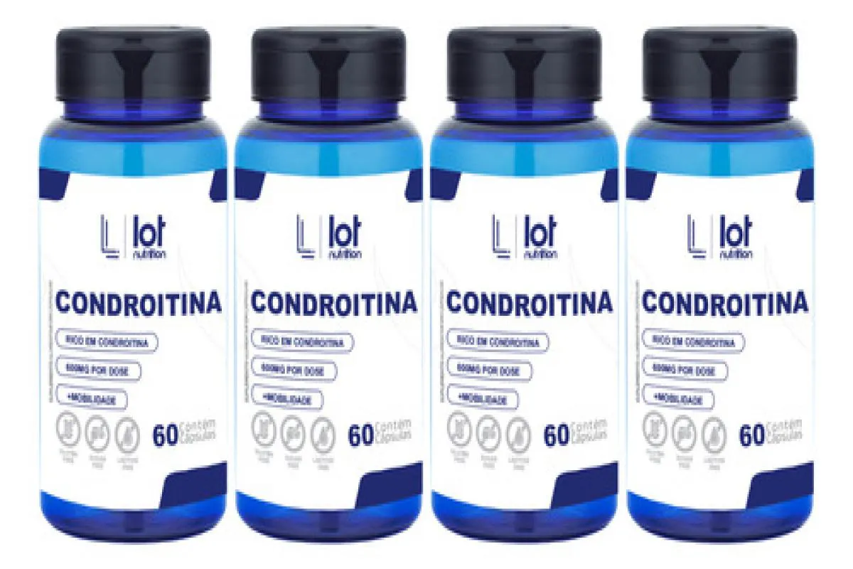 Kit 4un Ácido Fólico 60 cápsulas Suplemento sem Sabor