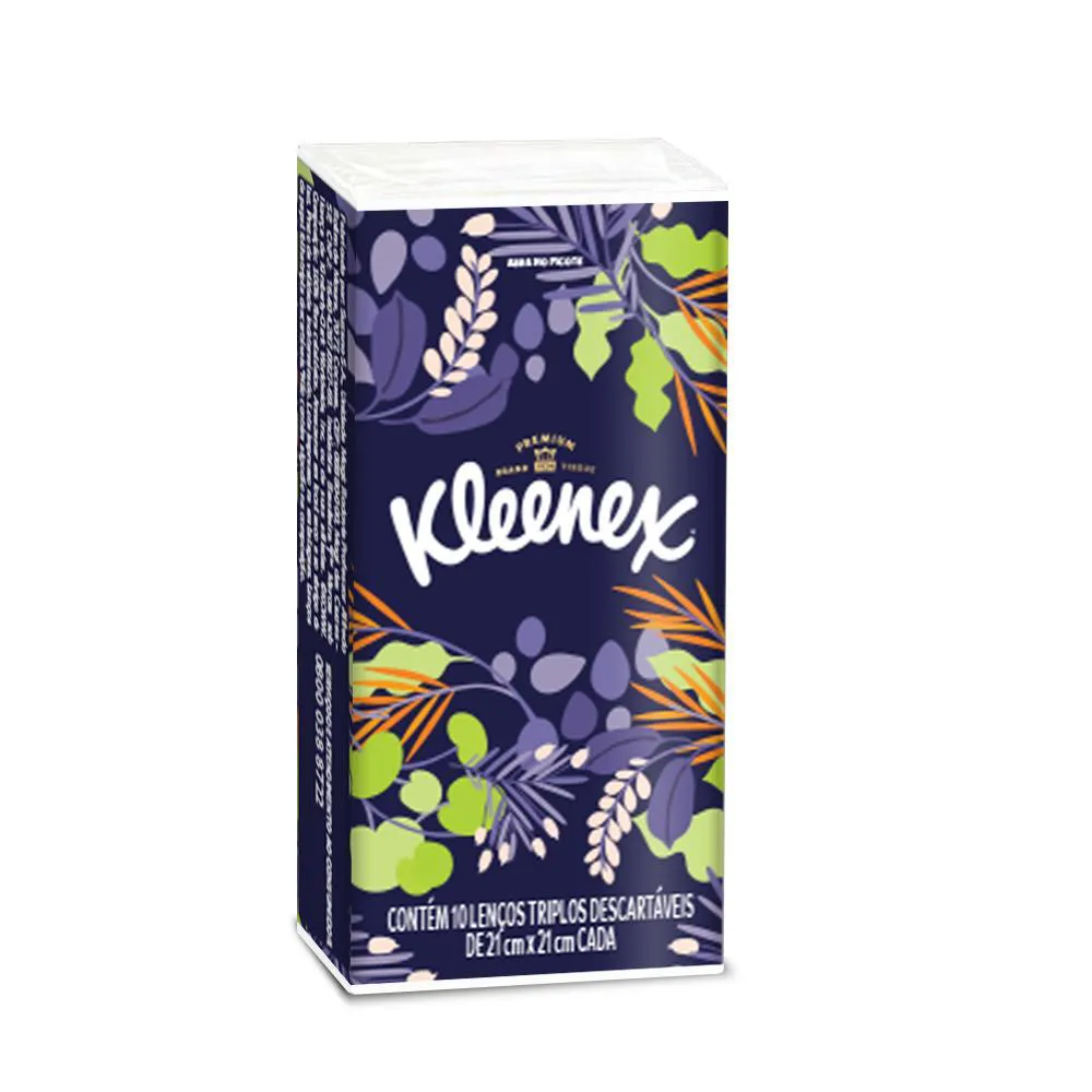 Lenço de Papel Kleenex 10 unidades