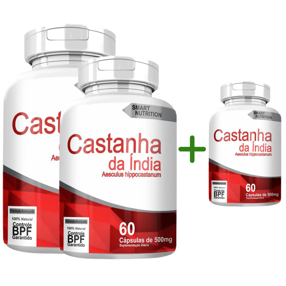 Castanha da Índia Compre 2 Leve 3 com Total de 180 cápsulas
