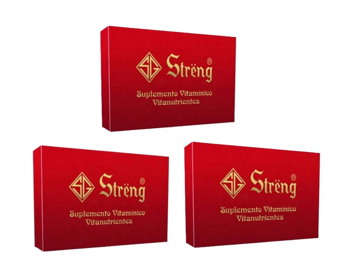Streng Suplemento Vitaminico (kit 3x16=48 Frascos)