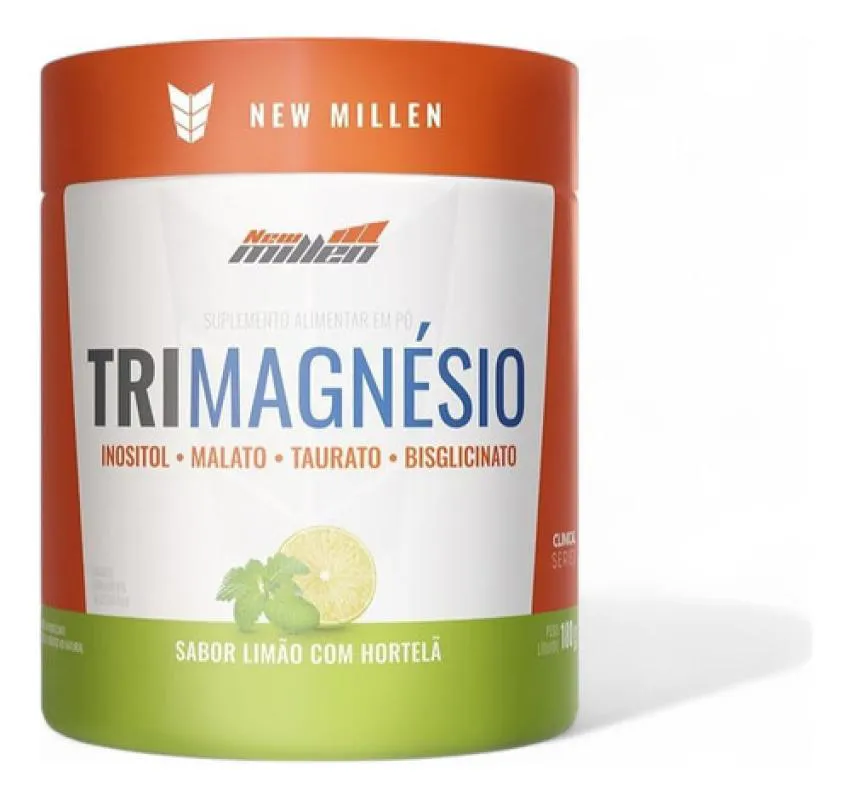 Trimagnesio Inositol Malato Taurato Bisglicinato 180g Limao