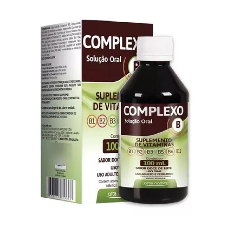 Vitamina Complexo B Solução 100Ml – Força Imunidade e Disposição