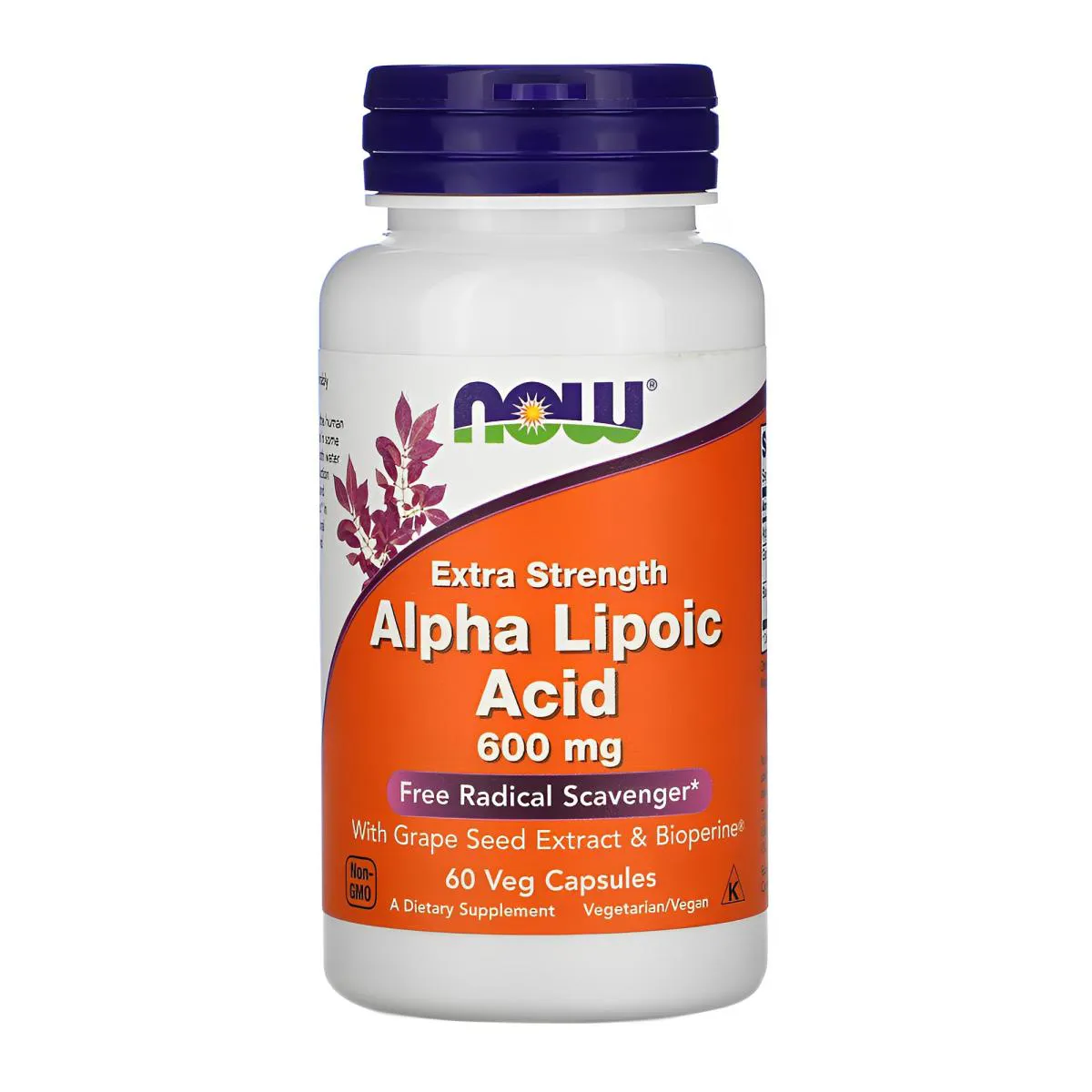 Ácido Alfa Lipóico 600mg Now Foods 60 Veg Cápsulas Importado