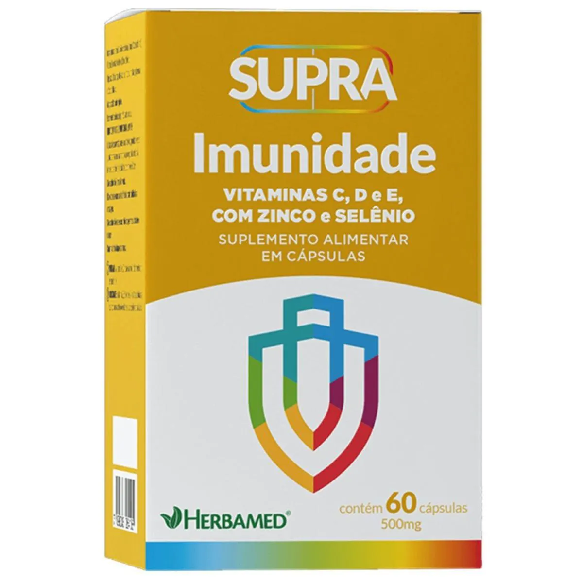 Imunidade Vitaminas C, D e e Supra com 60 cápsulas - Herbamed