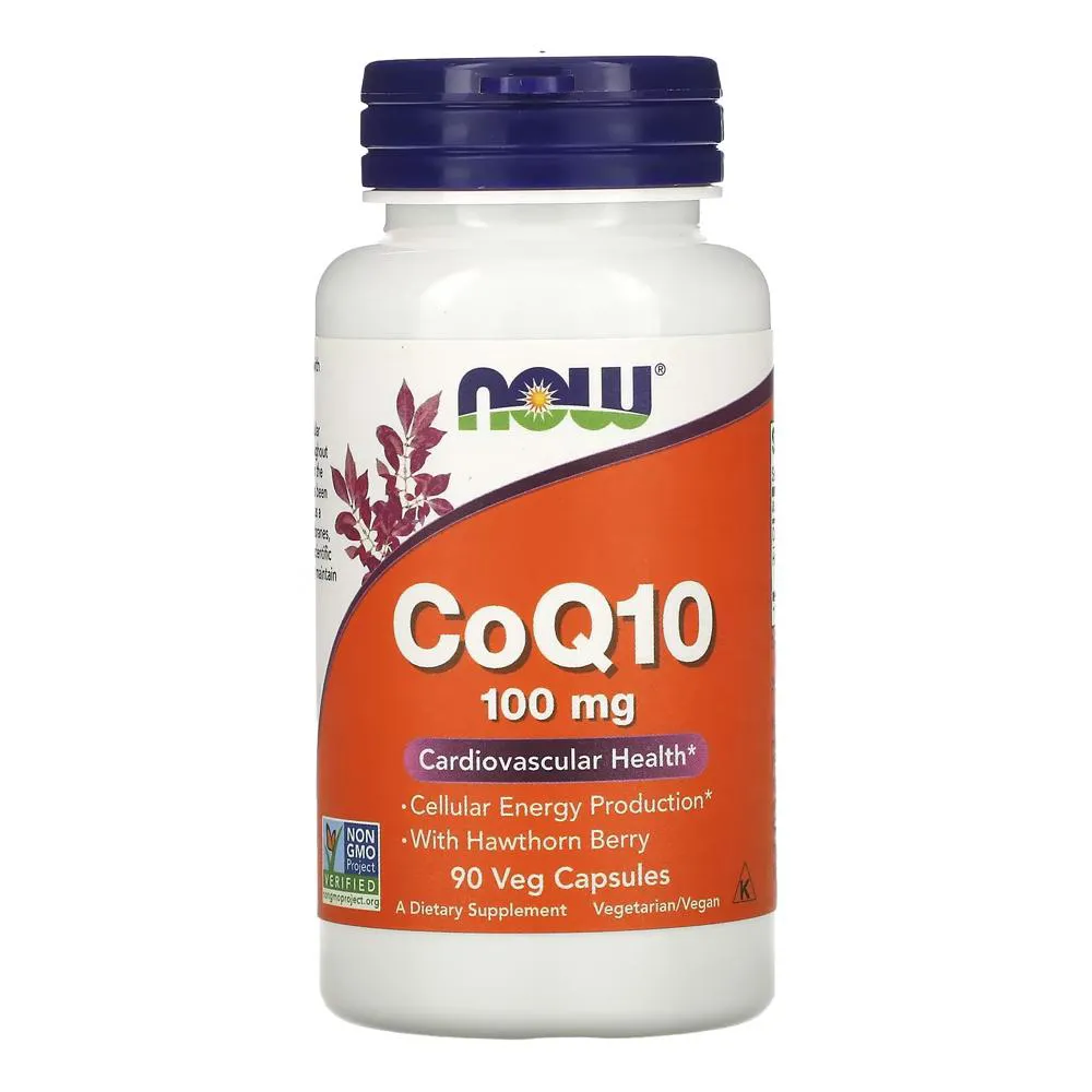 Coenzima CoQ10 Now Foods 100mg 90 Veg Cápsulas Importado