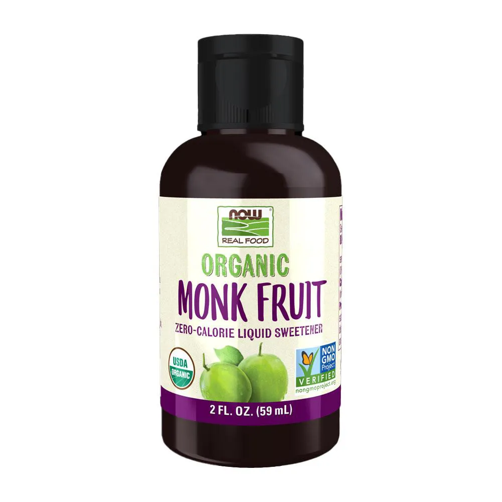 Fruta dos Monges Now Foods Adoçante Líquido 59ml Importado
