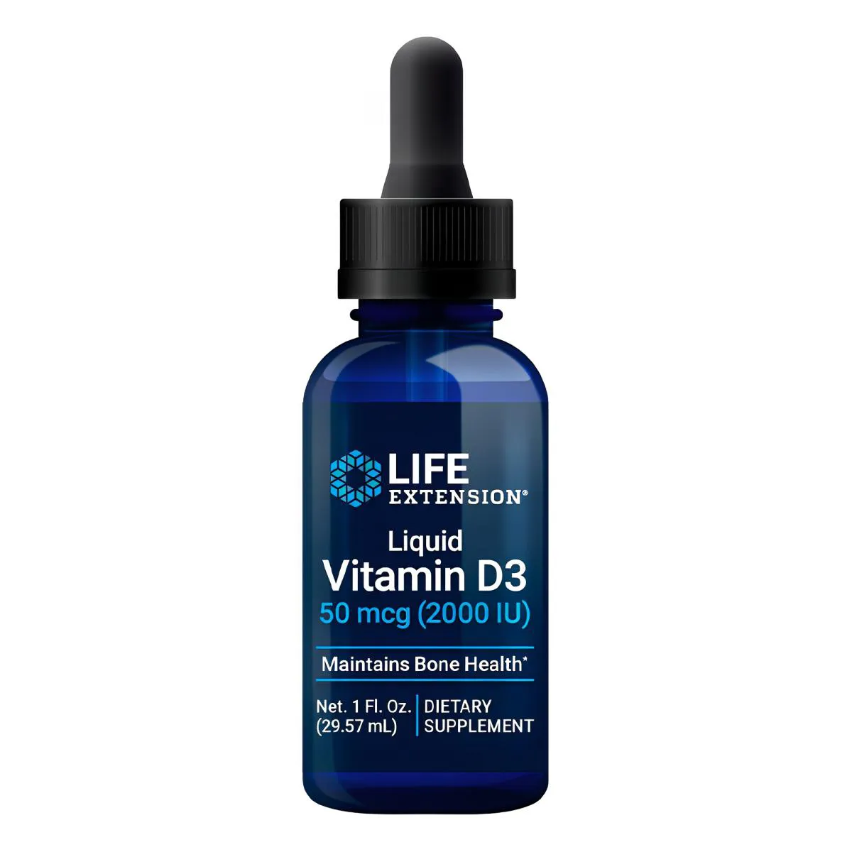 Vitamina D3 Líquida 50mcg Life Extension 29ml Importado
