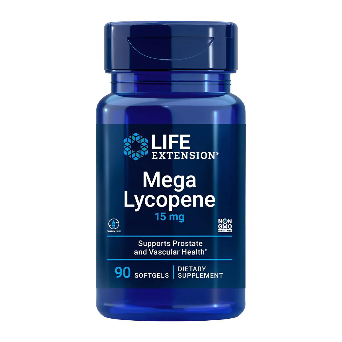 Mega Licopeno 15mg Life Extension 90 Softgels Importado