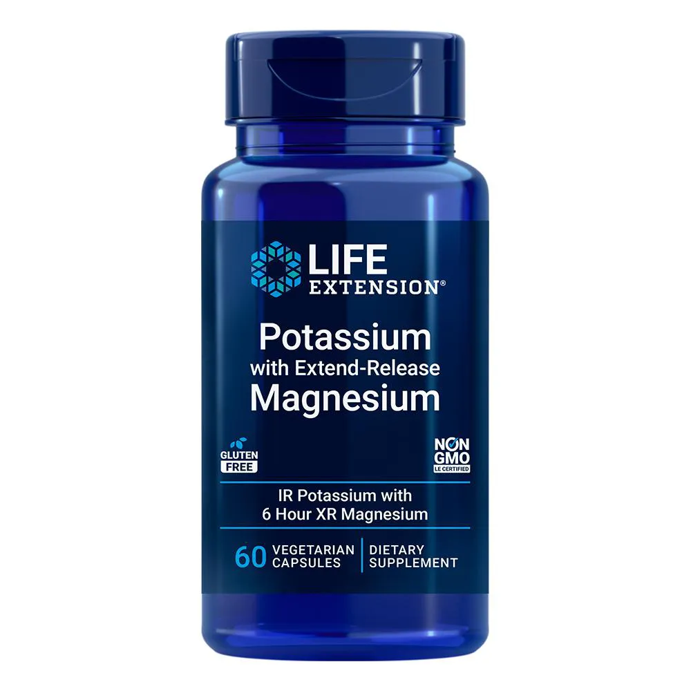 Potássio com Magnésio Life Extension 60 Caps Importado