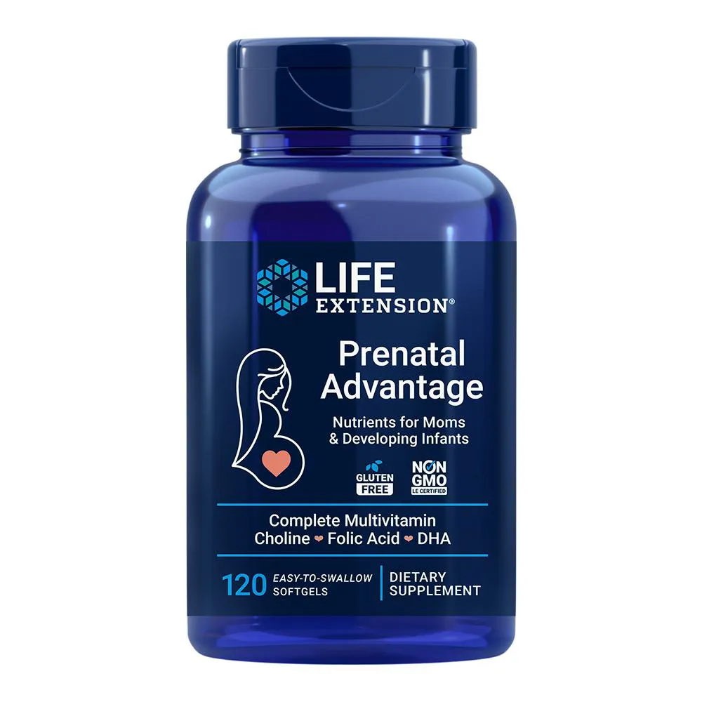 Prenatal Advantage Life Extension 120 Softgels Importado