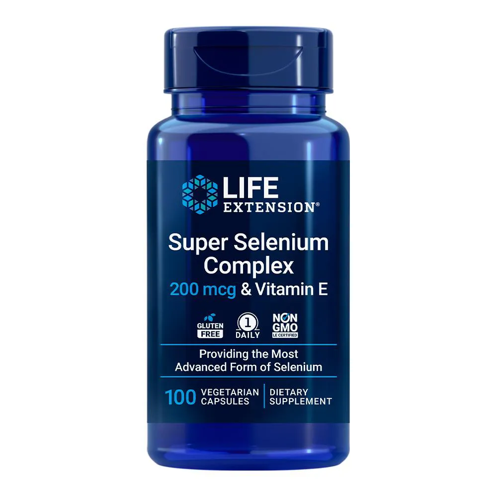 Super Selênio 200mcg Life Extension 100 Caps Importado
