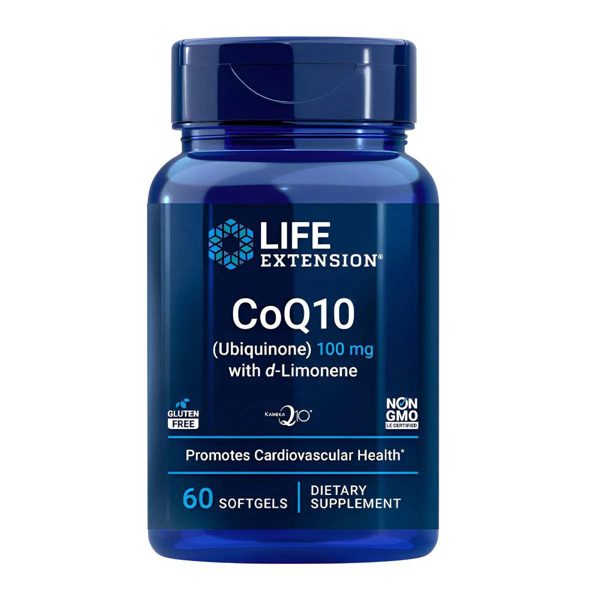 CoQ10 Ubiquinona 100mg Life Extension 60Soft Importado