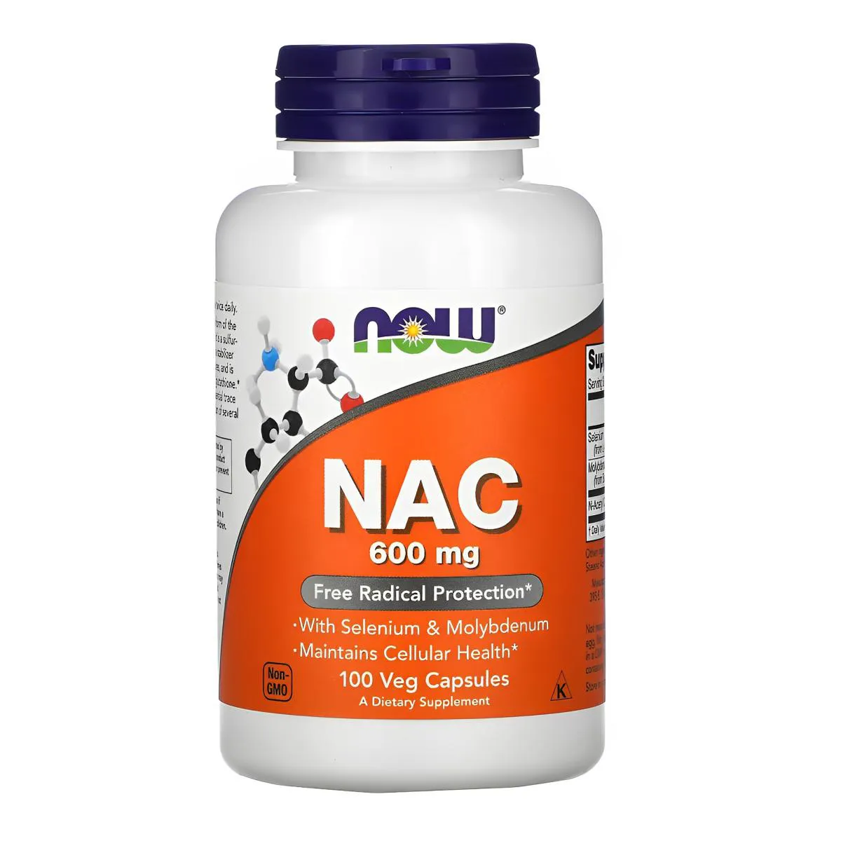 Nac N-acetilcisteína 600mg Now Foods 100 Cáps Importado