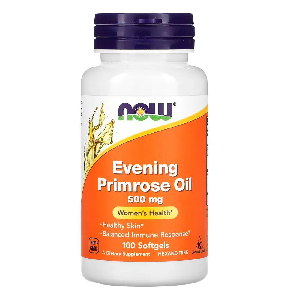 Óleo de Prímula 500mg Now Foods 100 Soft Importado