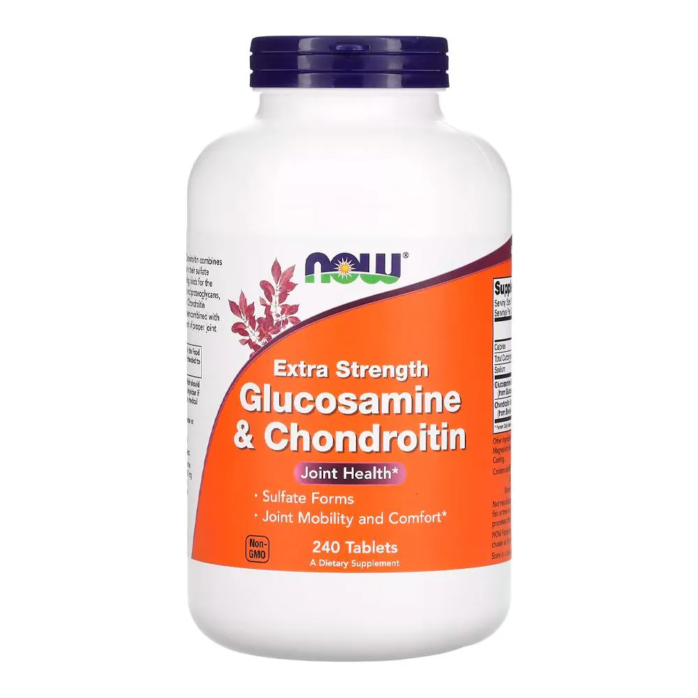 Glucosamina Condroitina Now Foods 240 Tablets Importado