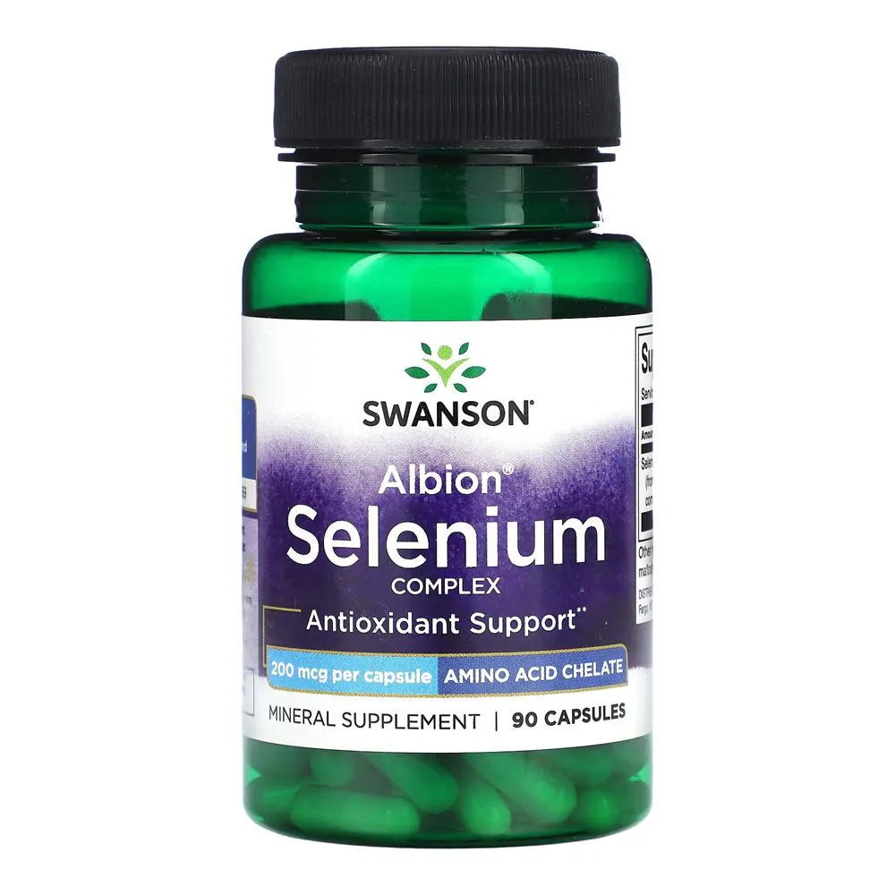 Complexo Selênio 200mcg Swanson 90 Cápsulas Importado