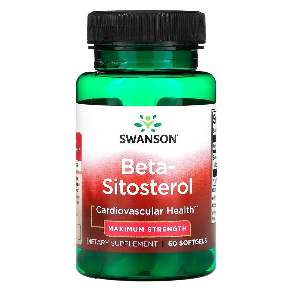 Beta-Sitosterol 160mg Swanson 60 Softgels Importado