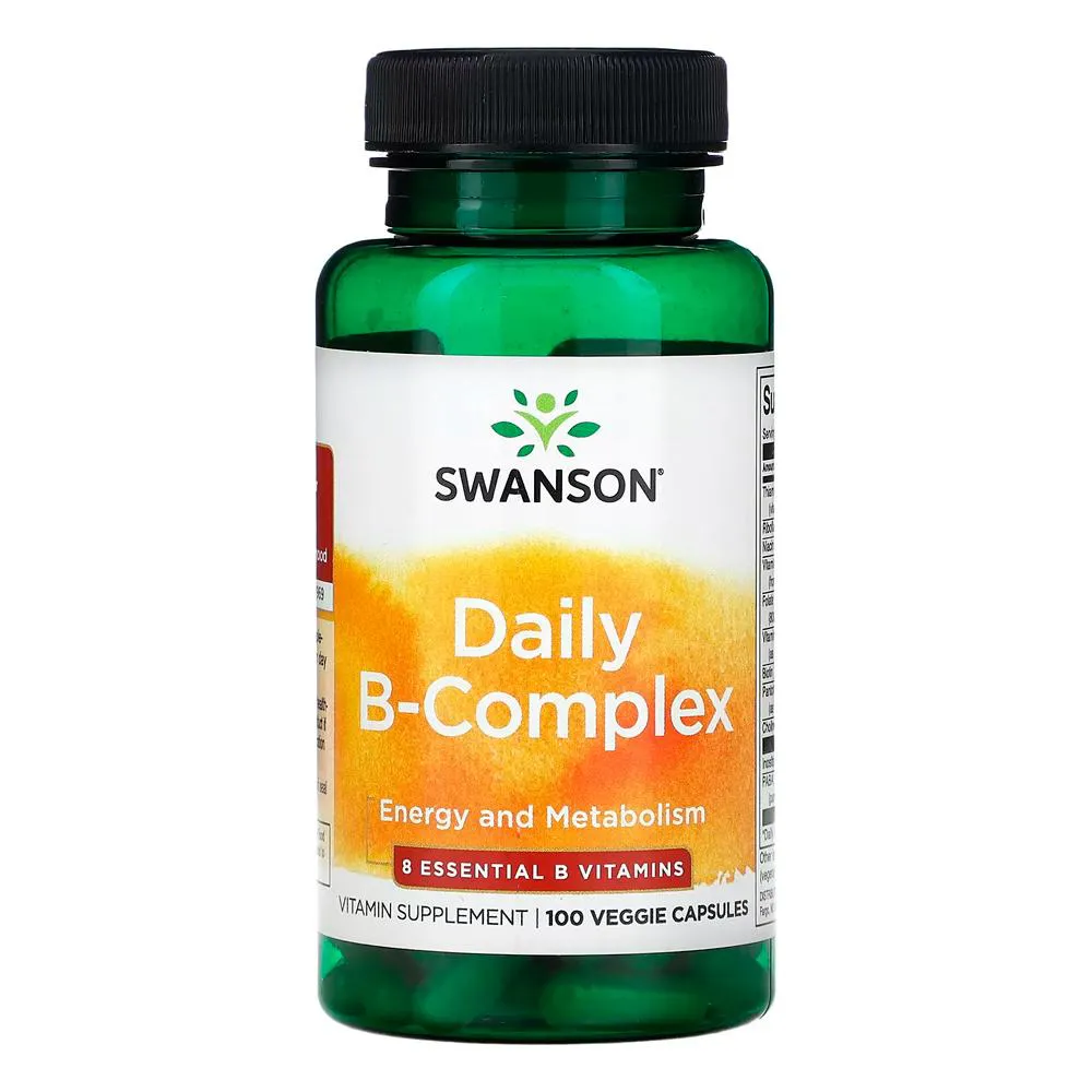 Complexo B Swanson 100 Cápsulas Importado