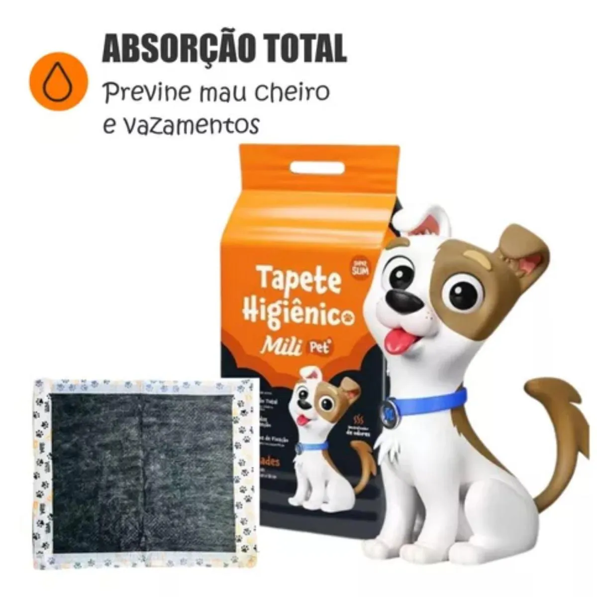 Kit C3 Tapete Higiênico C/ 7 Unidades - Mili Pet