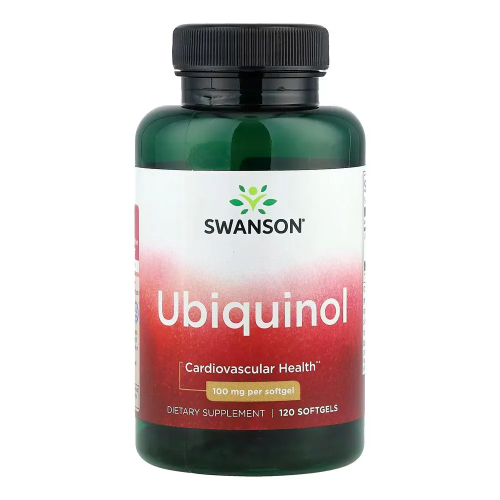 Ubiquinol 100mg Swanson 120 Softgels Importado