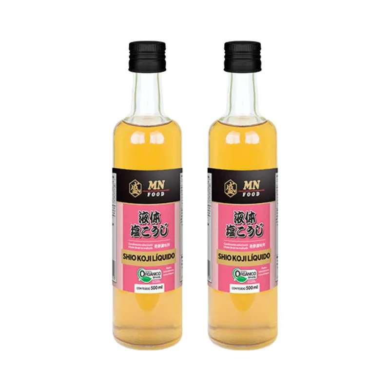 Kit 2x: Shio Koji Realçador de Sabor Natural Mn Food 500ml
