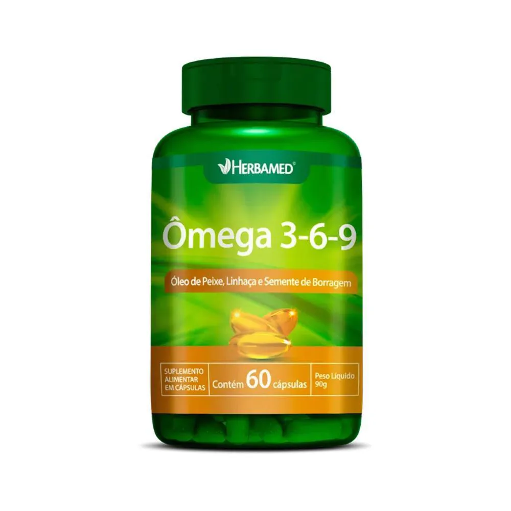 Vitamina Ômega 3-6-9 60 Cps - Herbamed