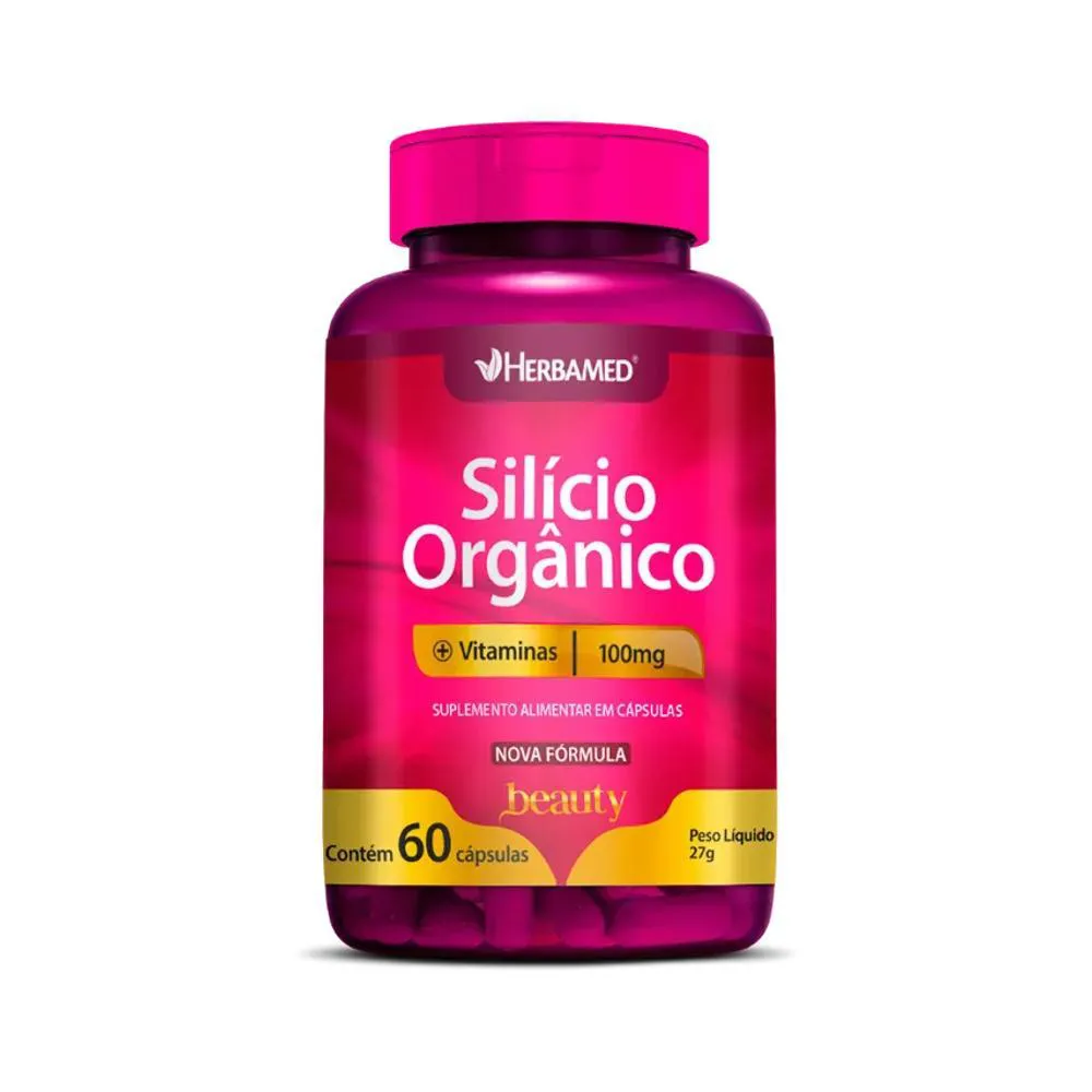 Vitamina Silício 100mg 60 Cps - Herbamed