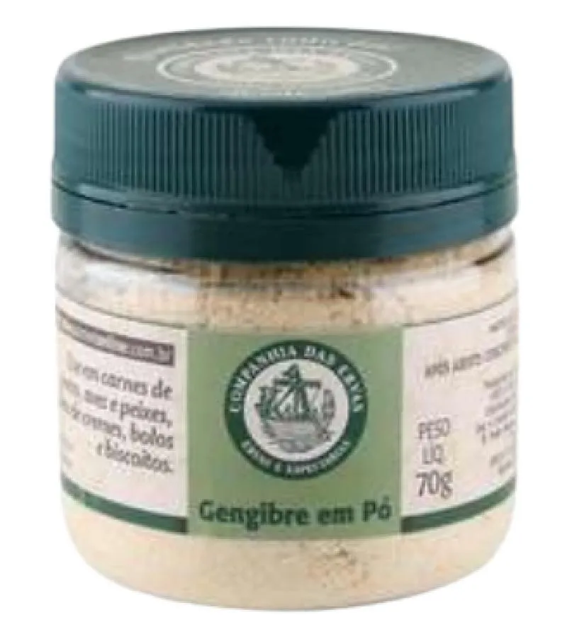 Kit 2X: Gengibre em Pó Companhia das Ervas 70G