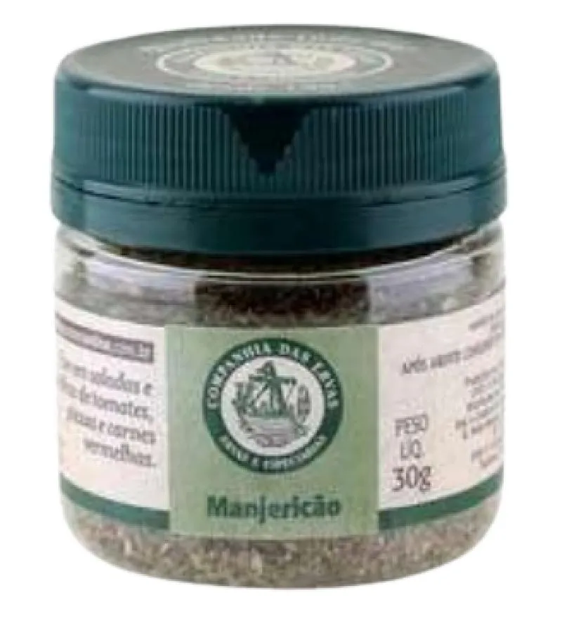 Kit 3x: Manjericão Companhia das Ervas 30g