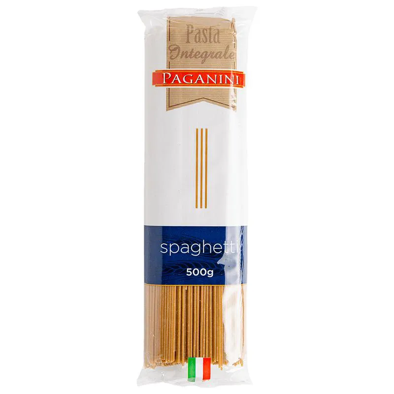 Kit 3x: Massa Espaguete Integral Paganini 500g