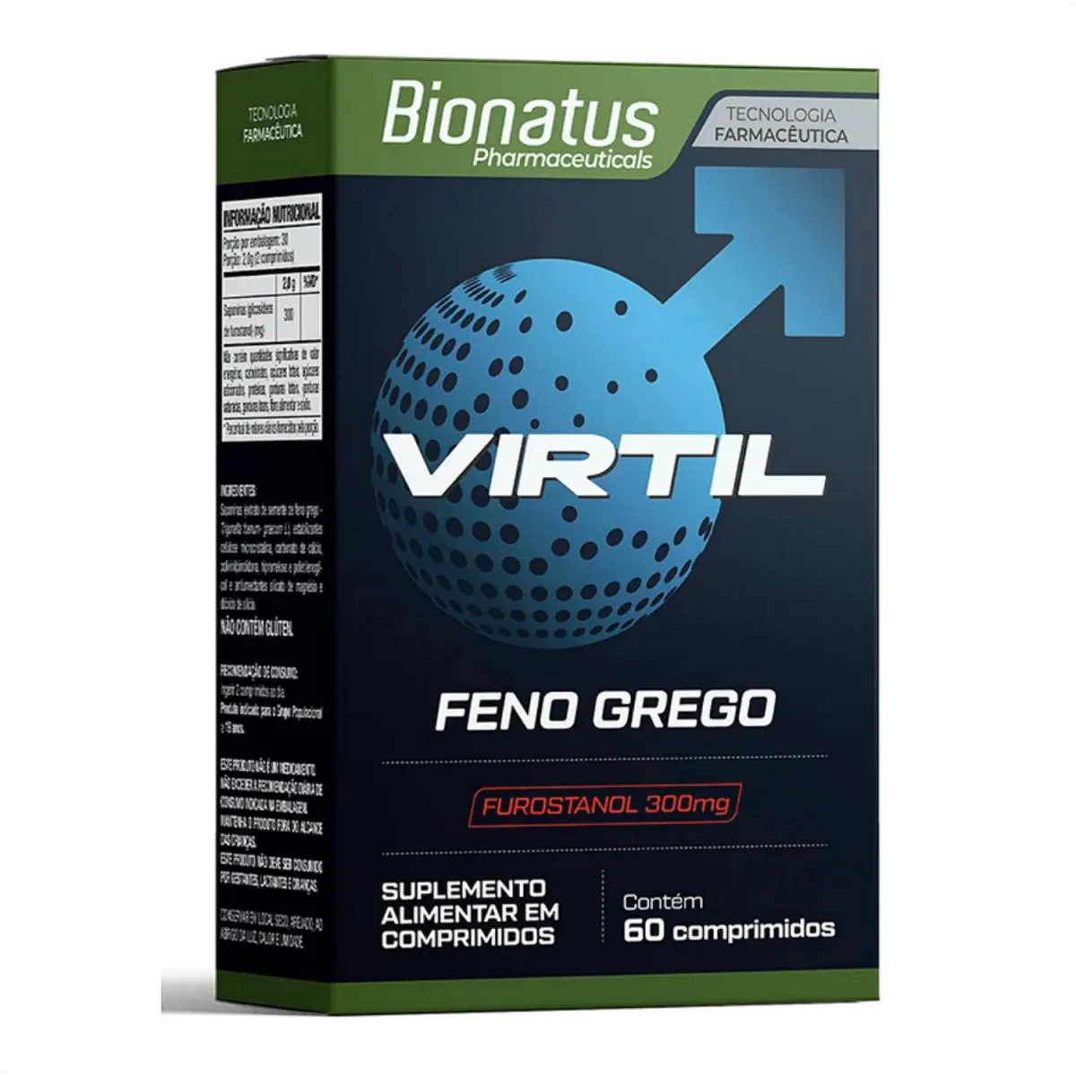 Furostanol 300Mg Virtil Greco Bionatus Cx com 60 comprimidos