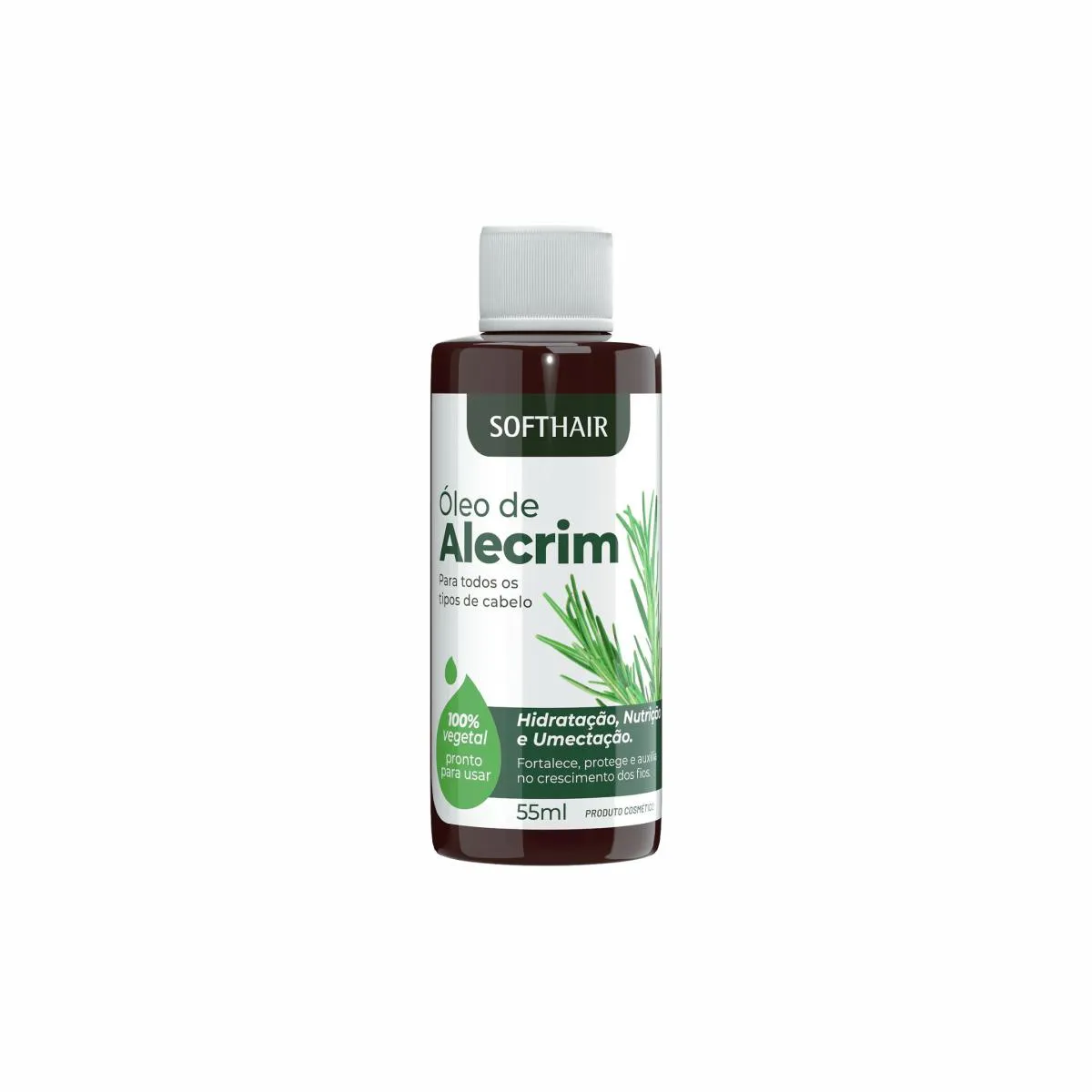 3 Óleo de Alecrim para Crescimento Capilar Umectação Cabelo