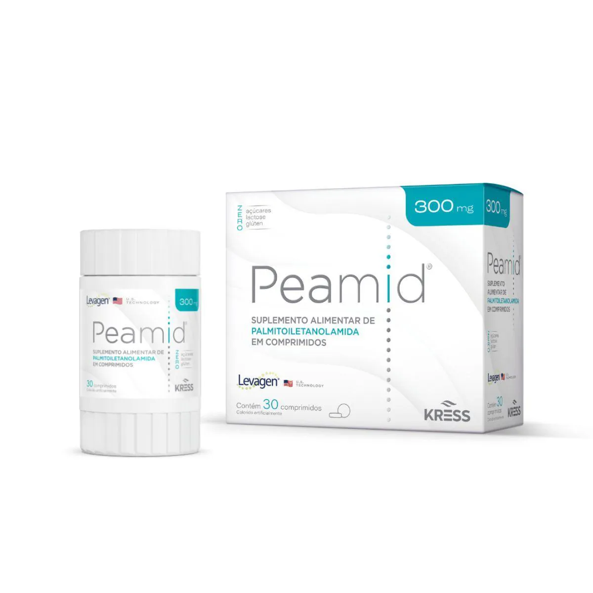 Peamid Suplemento Alimentar de Palmitoiletanolamida 300Mg Kress 30Cpr