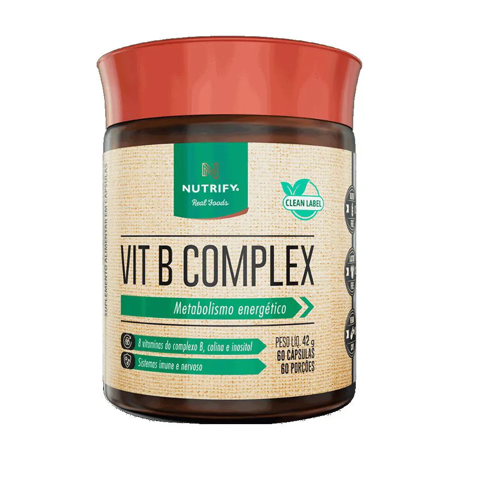 Vit B Complex (60 Cápsulas) - Nutrify