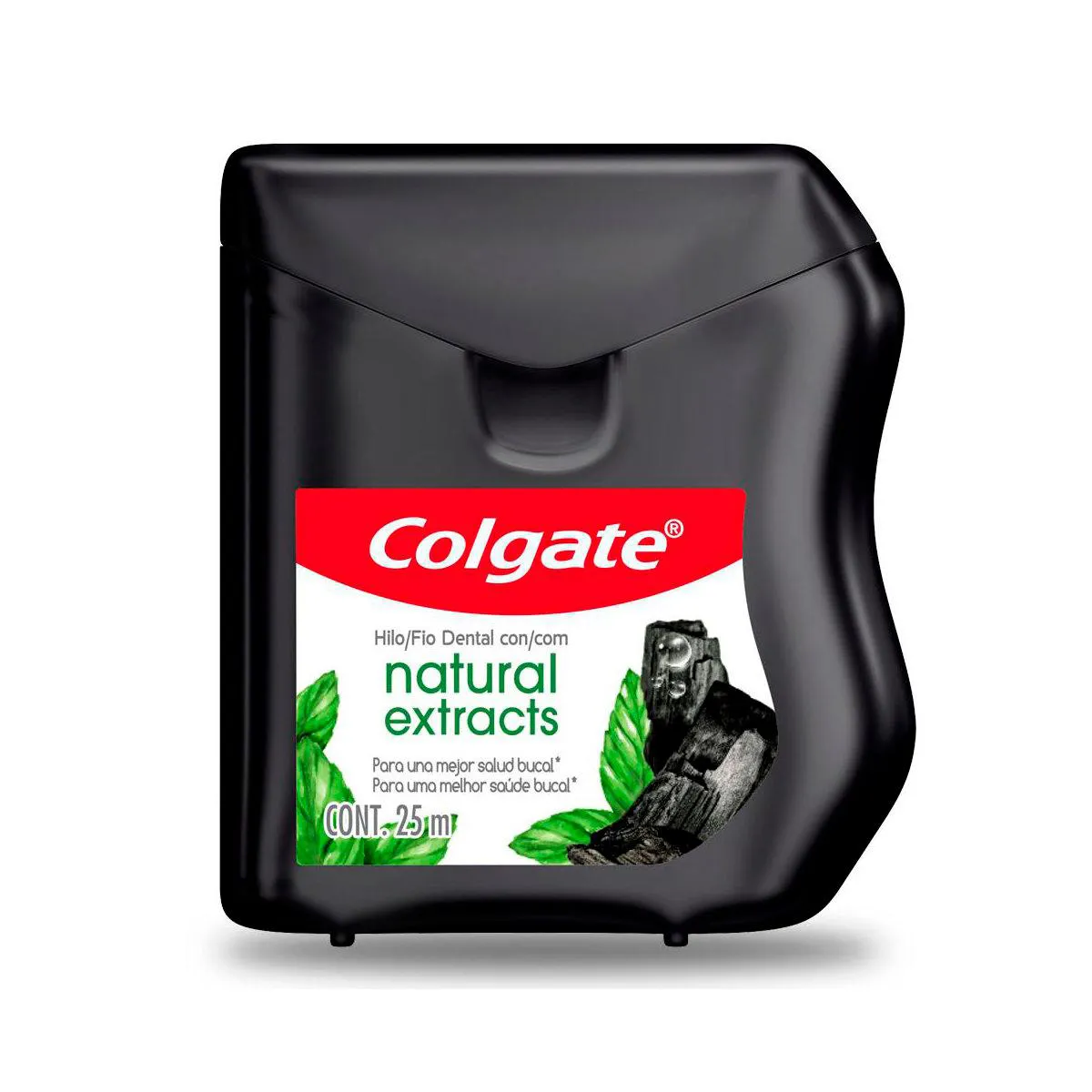 Fio Dental Encerado Colgate Natural Extracts Carvão 25m