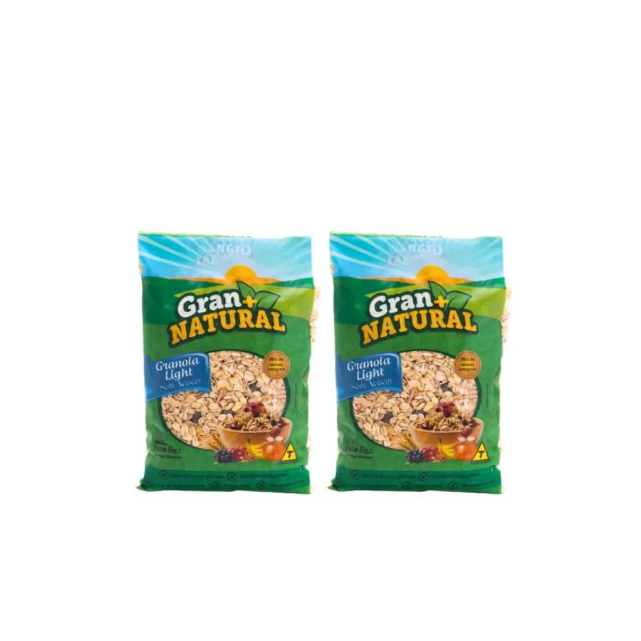 Granola Light Zero Açúcar Granmais 2 Unidades