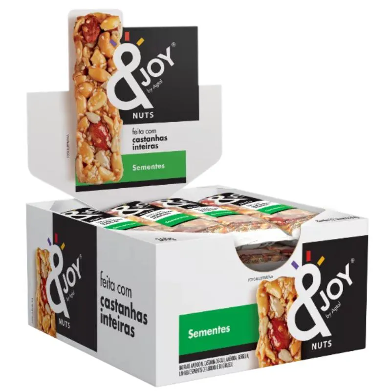 Barra Sementes Display 12uni De 30g - &joy