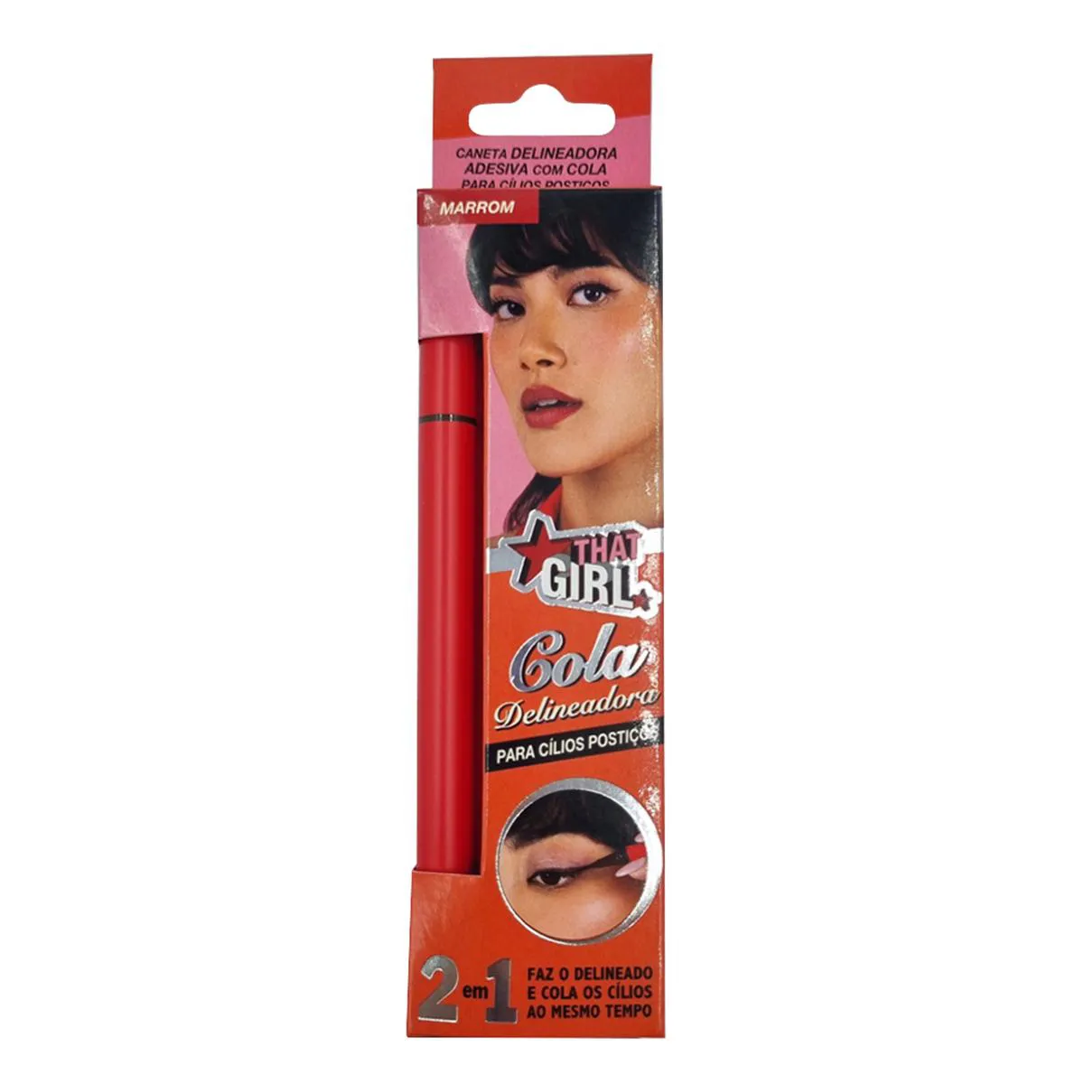 Cílios Postiços 3D Ricca Flash Lashes Vol. 2 Tamanho Médio 1 Par