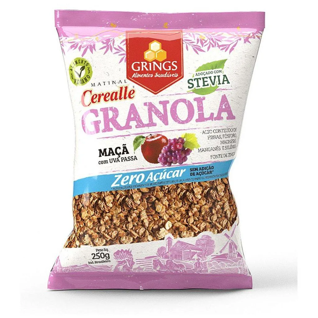 Cerealle Granola Maca Zero 250g - Grings