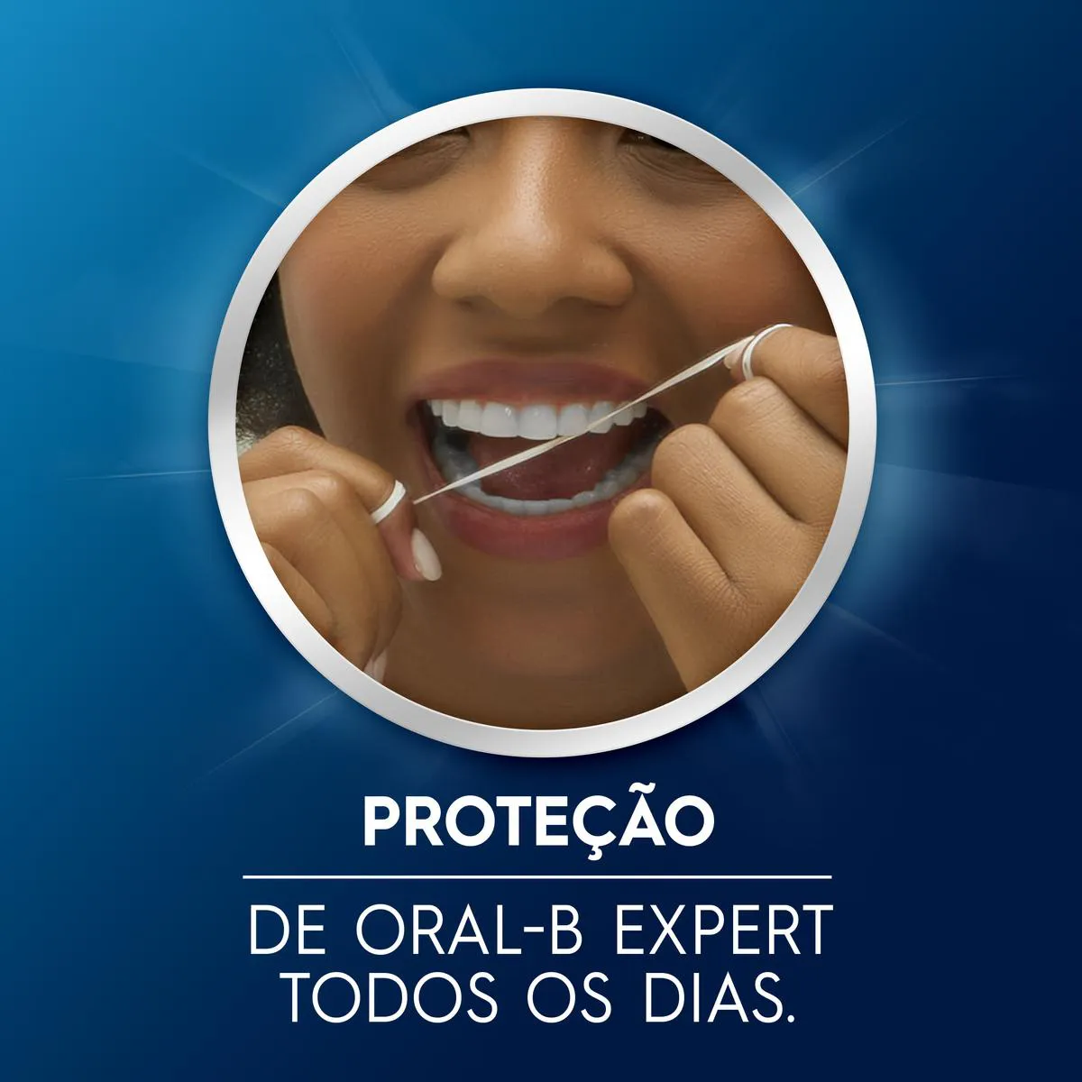 Fio Dental Oral-B Expert Limpeza Profunda Sabor Menta 2 unidades de 25m cada