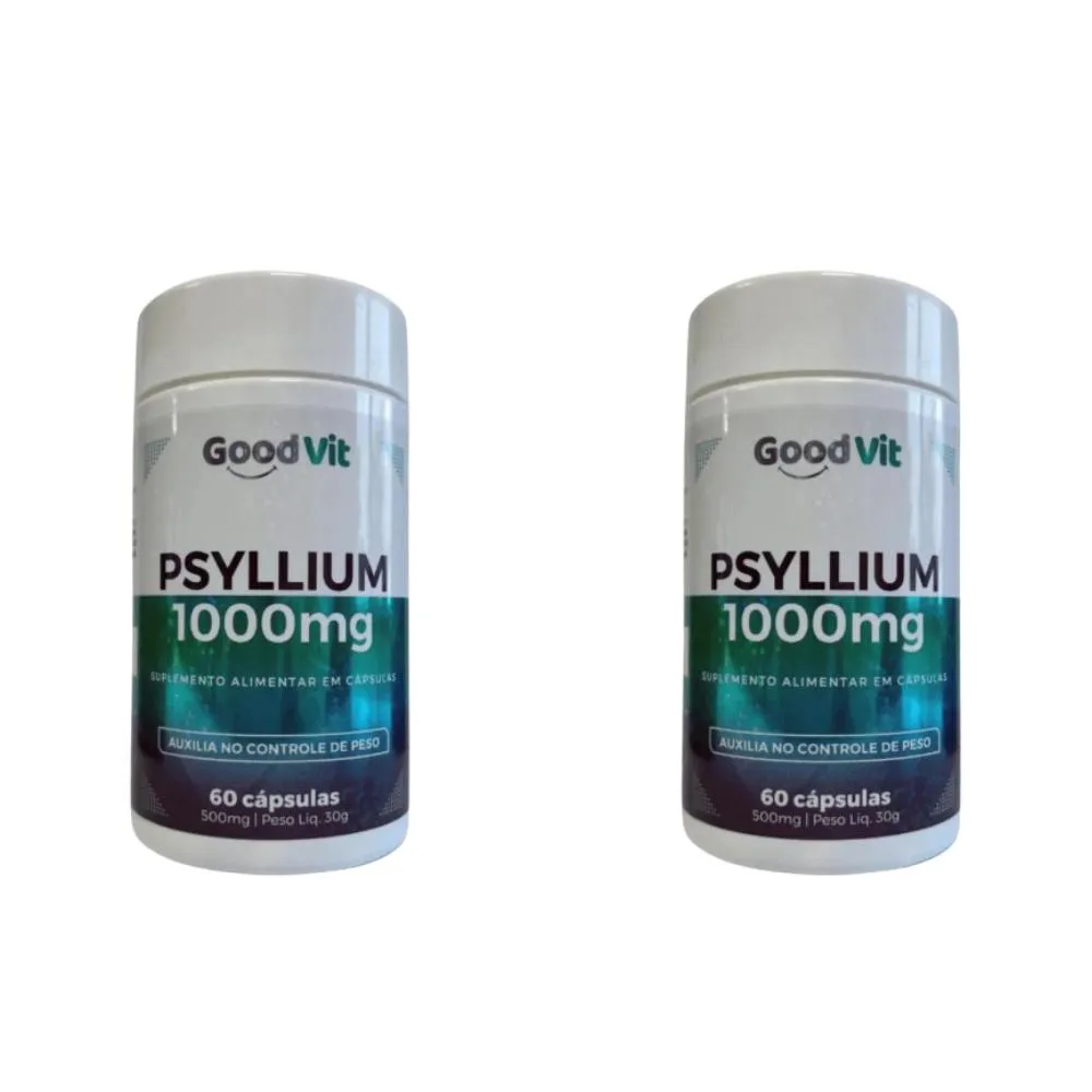 Kit C/2 Psyllium C/60 Cápsulas - Good Vit