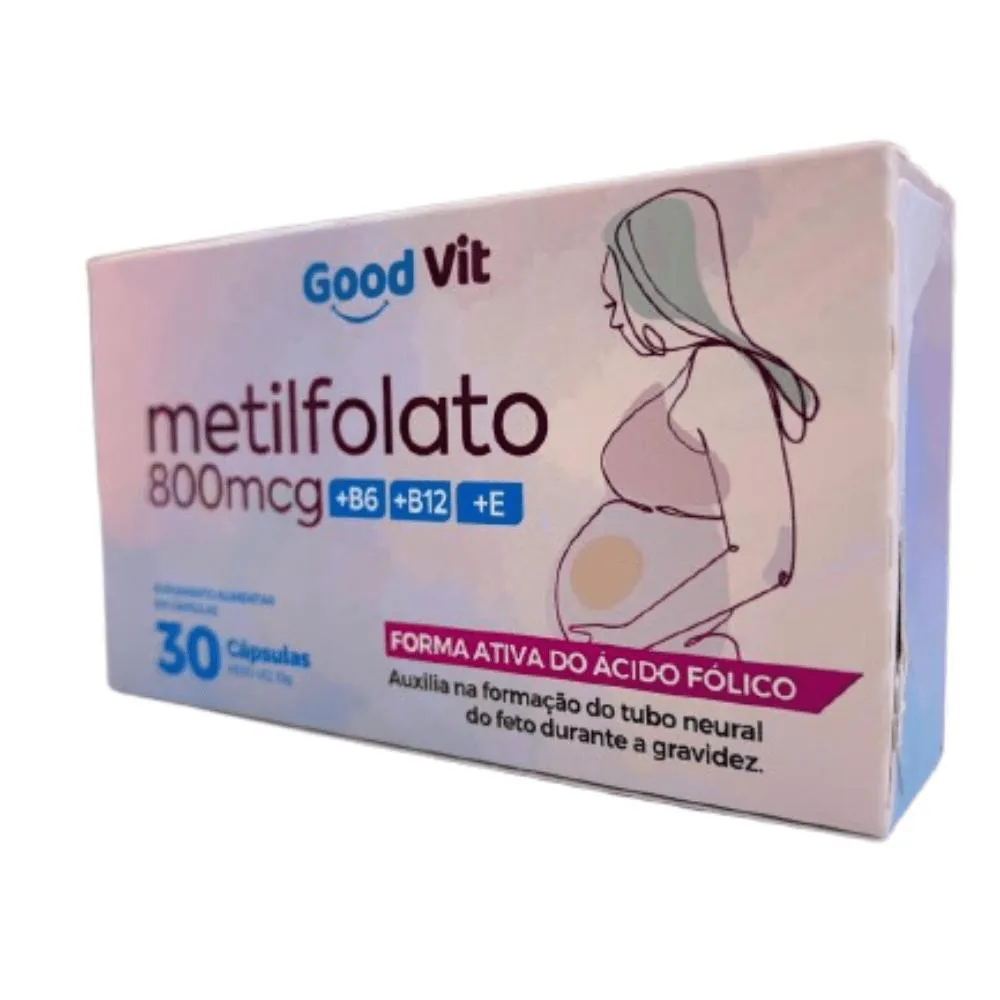 Metilfolato 800mcg C/30 Cápsulas - Good Vit