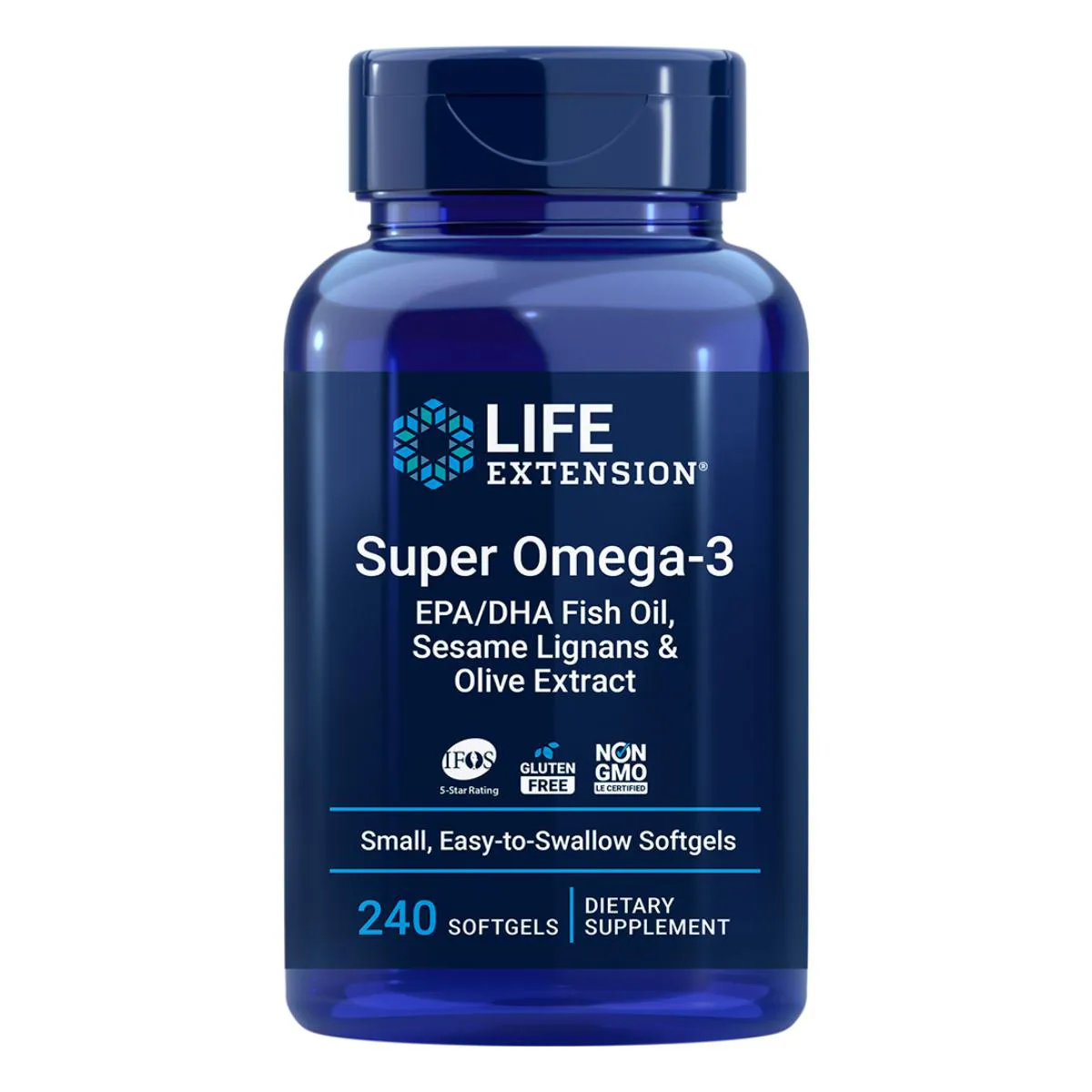Super Ômega 3 240 Softgels Life Extension