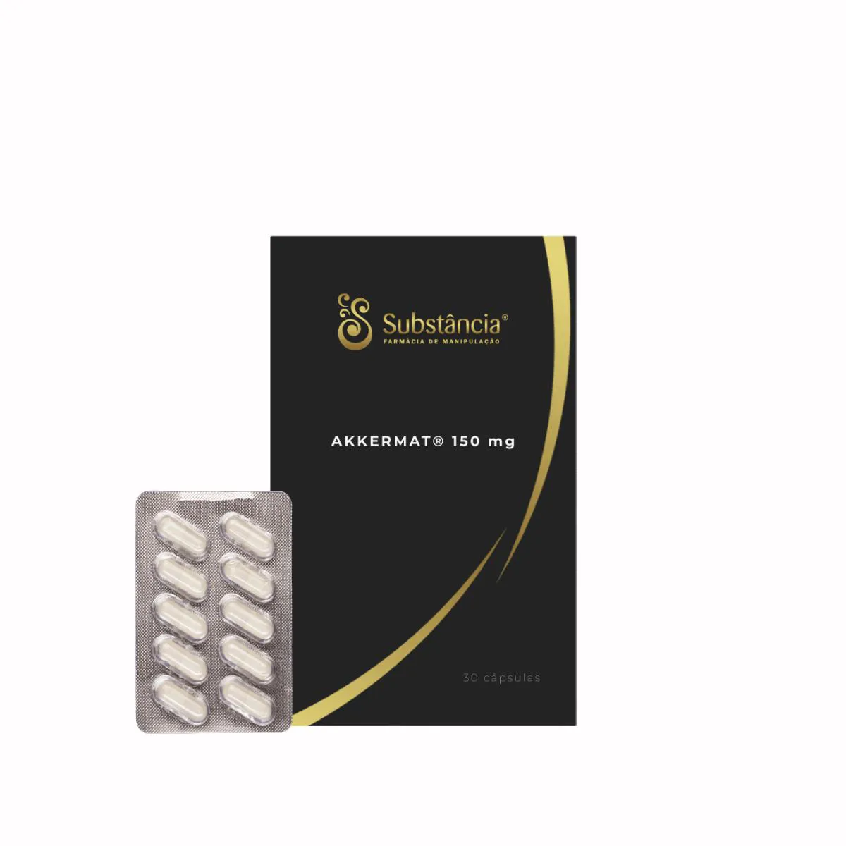 Cápsulas Akkermat® 150 Mg - 30 Cápsulas | Inibidor De Apetite
