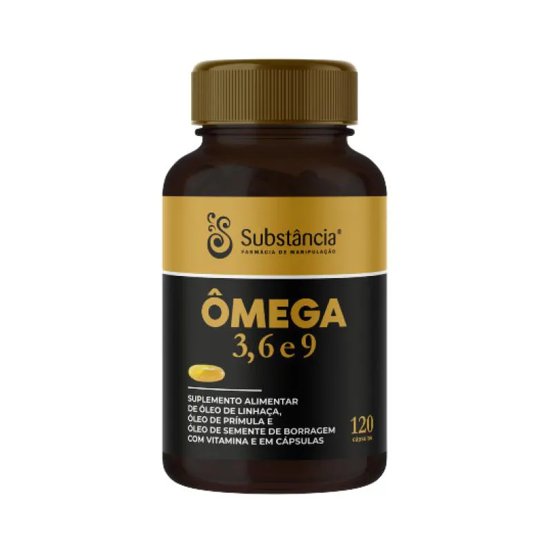 Ômega 3,6 E 9 Substância -120 Cápsulas (ref. 6-4032)