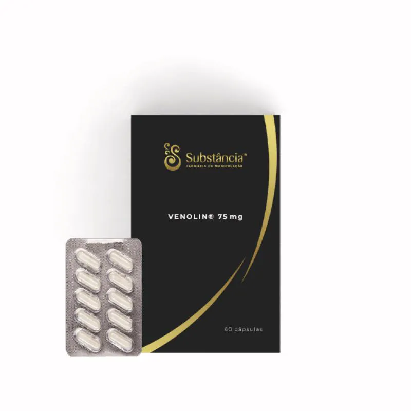 Venolin® 75mg Extrato De Ruscus Aculeatus - 60 Cápsulas