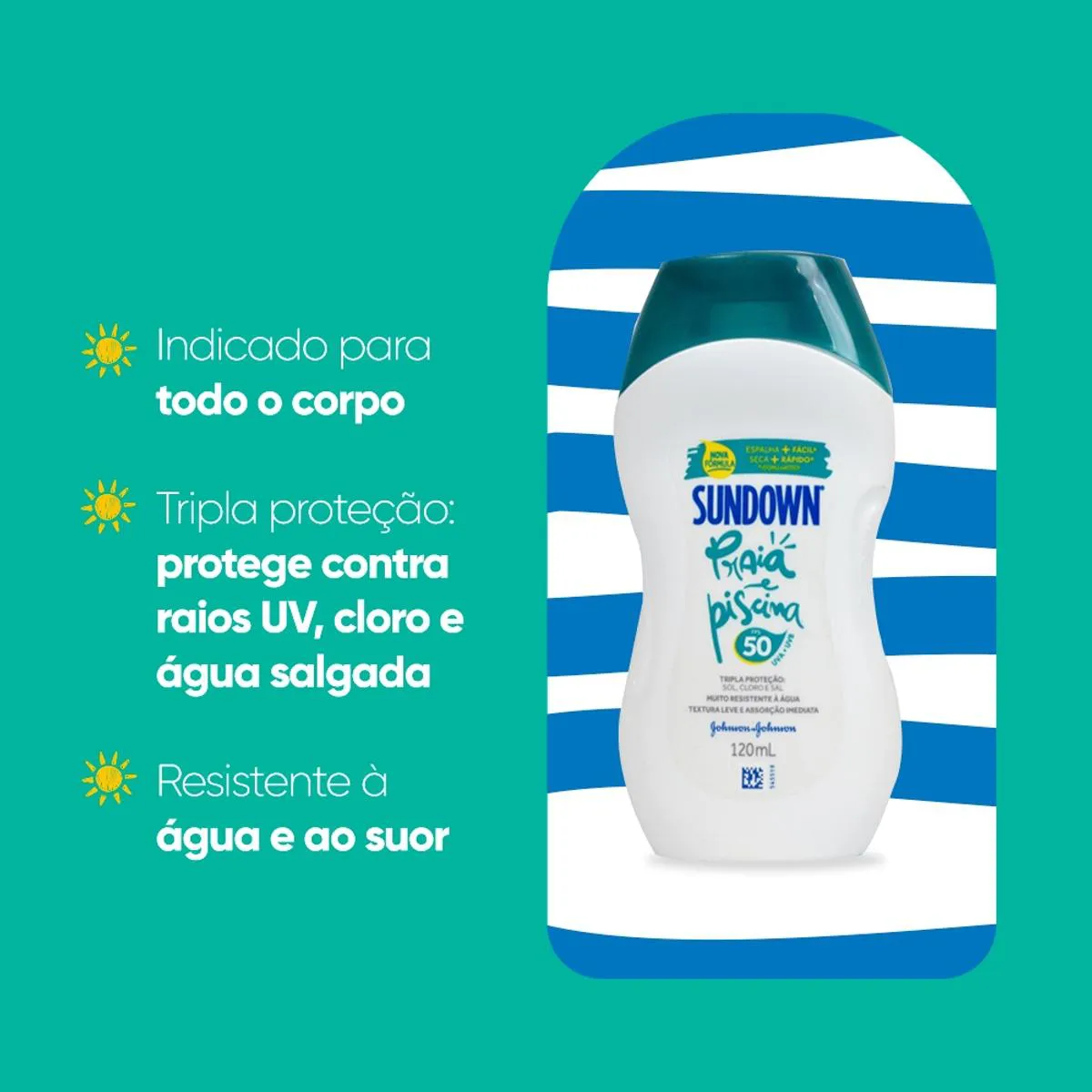 Protetor Solar Corporal Loção FPS 50 Sundown 120ml