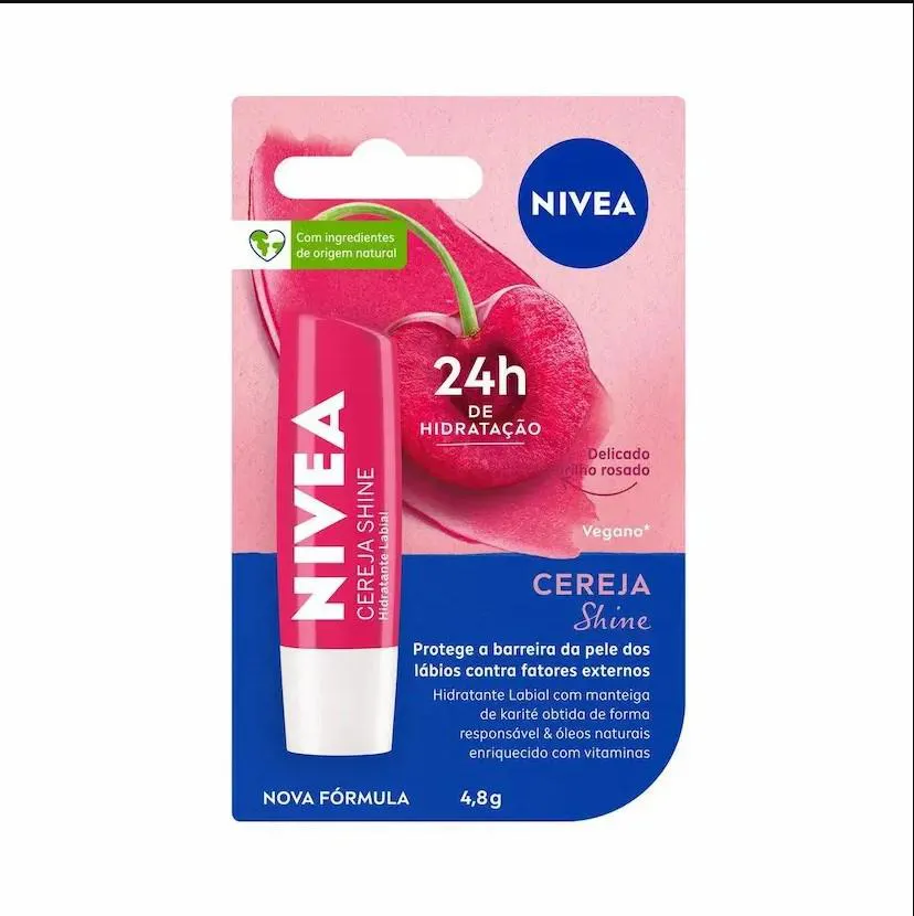 Prot Labial Nivea Lip Care Cereja